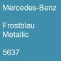 Preview: Mercedes-Benz, Frostblau Metallic, 5637.